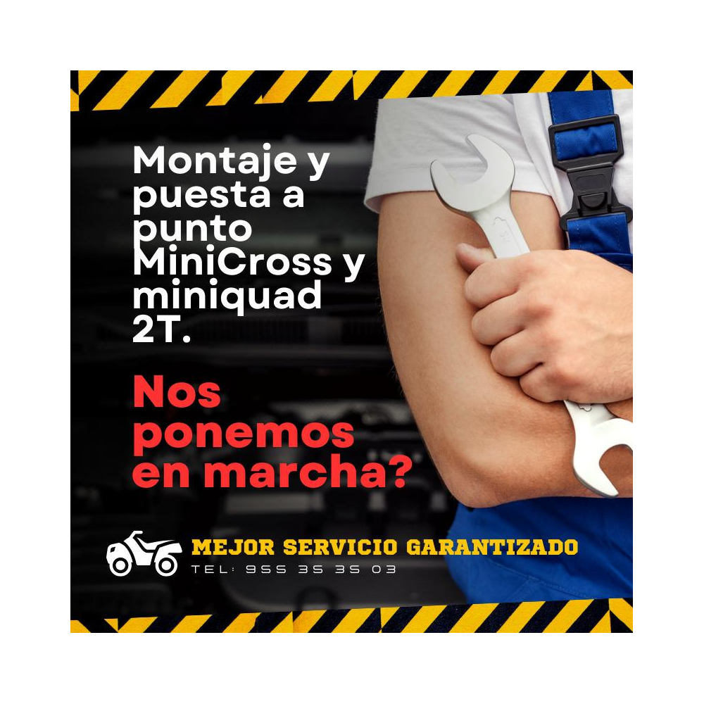 PACK ENVIO MOTOS 2T MONTAJE Y PUESTA APUNTO