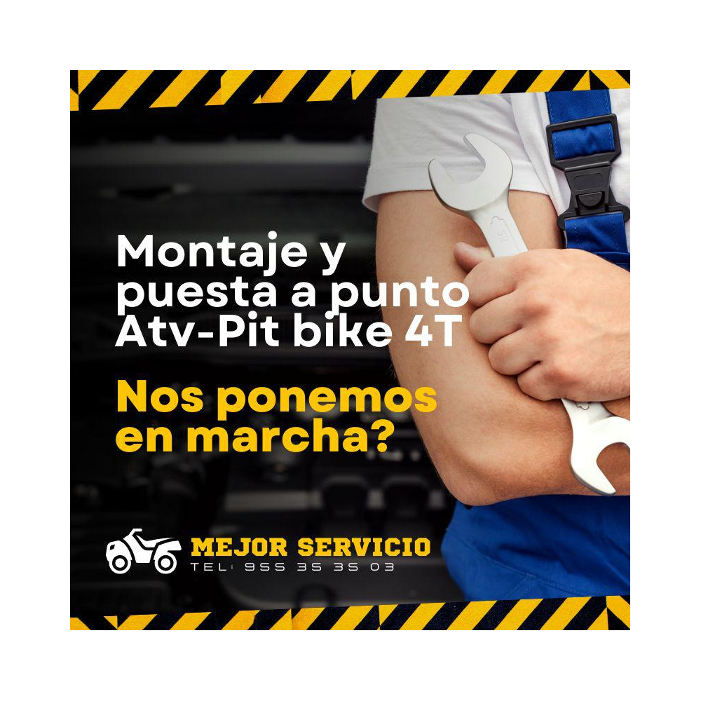 PACK ENVIO MOTOS 4T MONTAJE Y PUESTA APUNTO