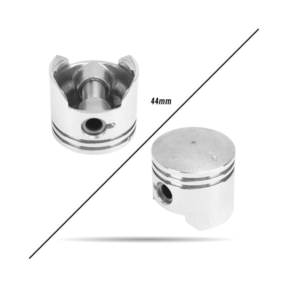 PISTON 44X37MM BULON DE 12MM MOTORES 49CC 2T