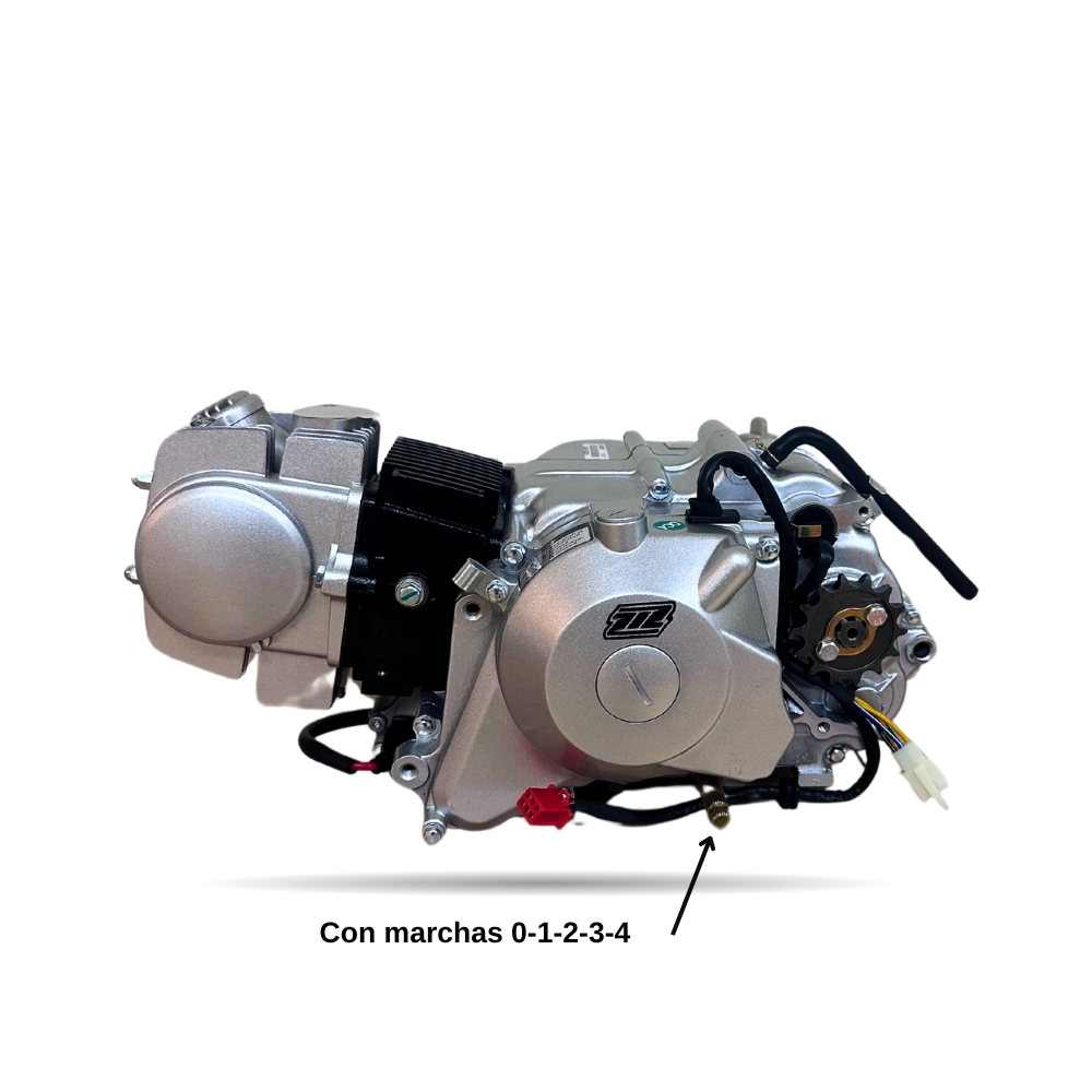 MOTOR 125CC 4T DE 4-MARCHAS POR AIRE ZIZ.RACING