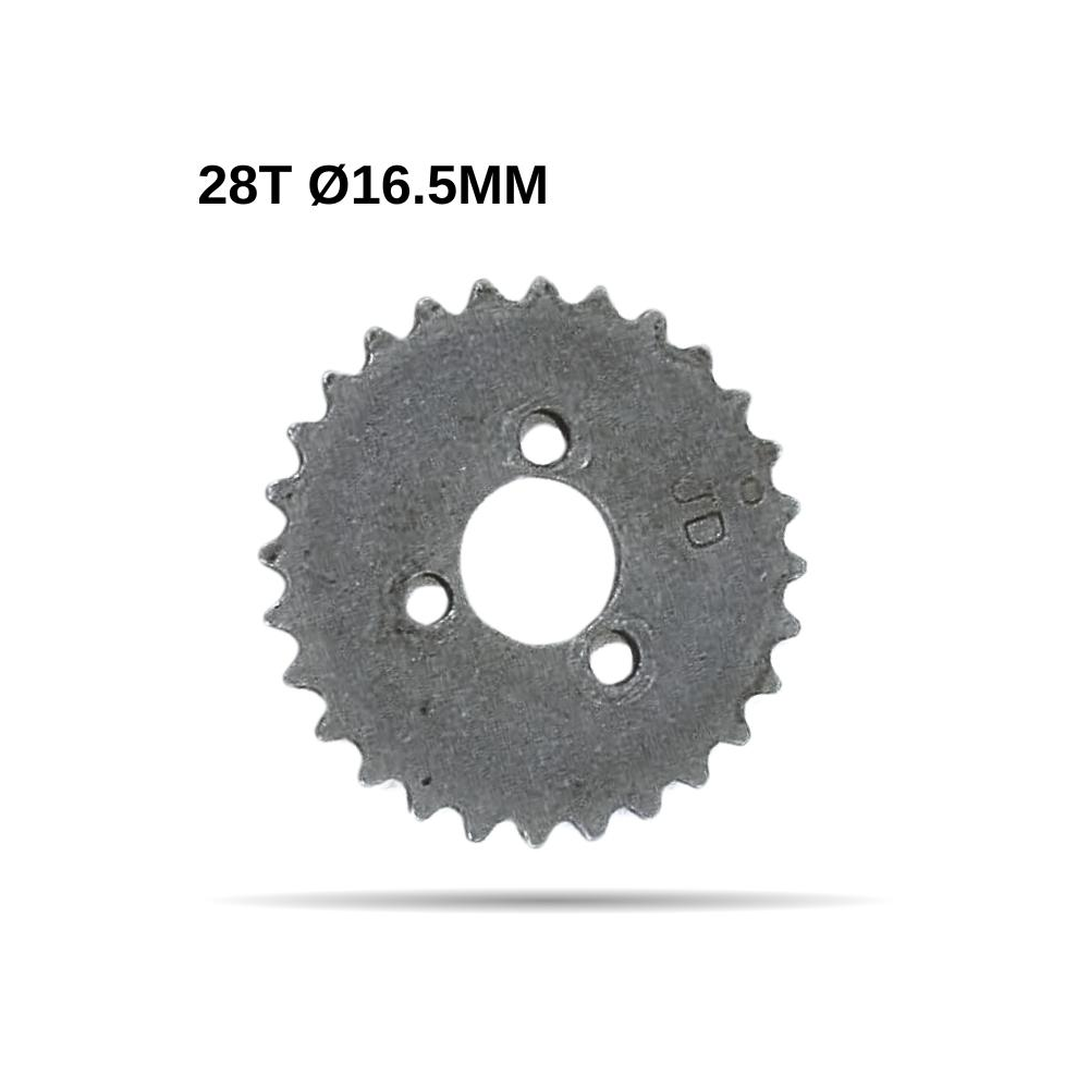PIÑON ARBOL DE LEVA 28T Ø16 5MM