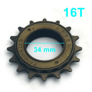 PIÑON LIBRE 16T 34MM