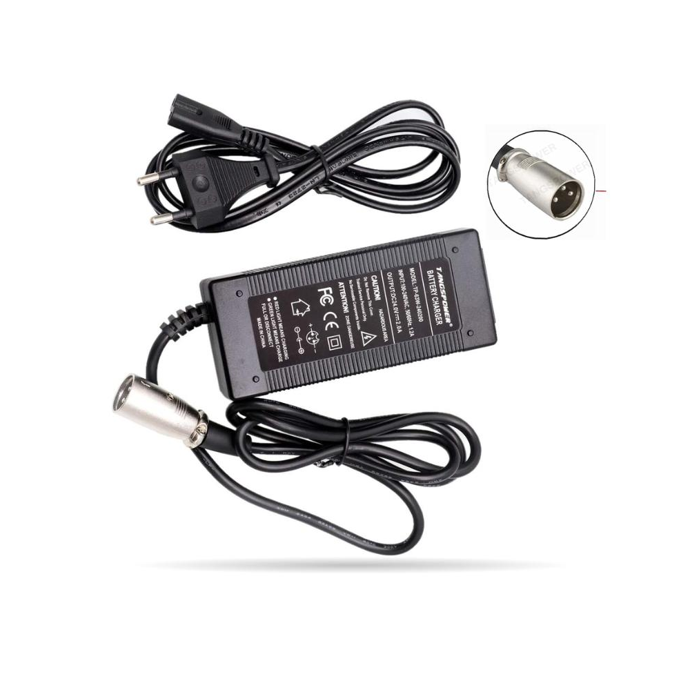 CARGADOR 67 2V 2 0AH MACHO 3 PIN 