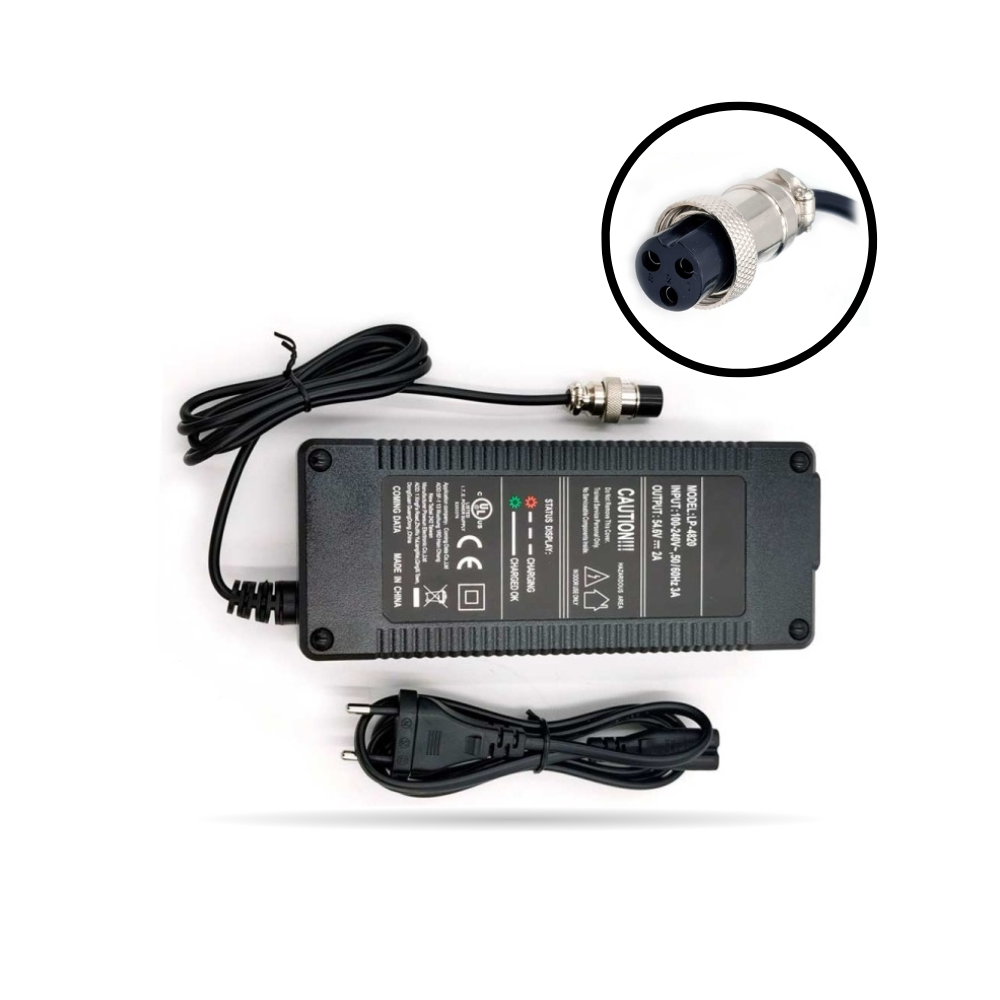 CARGADOR 48V 2.0 LITIO MICRO HEMBRA 3 PIN