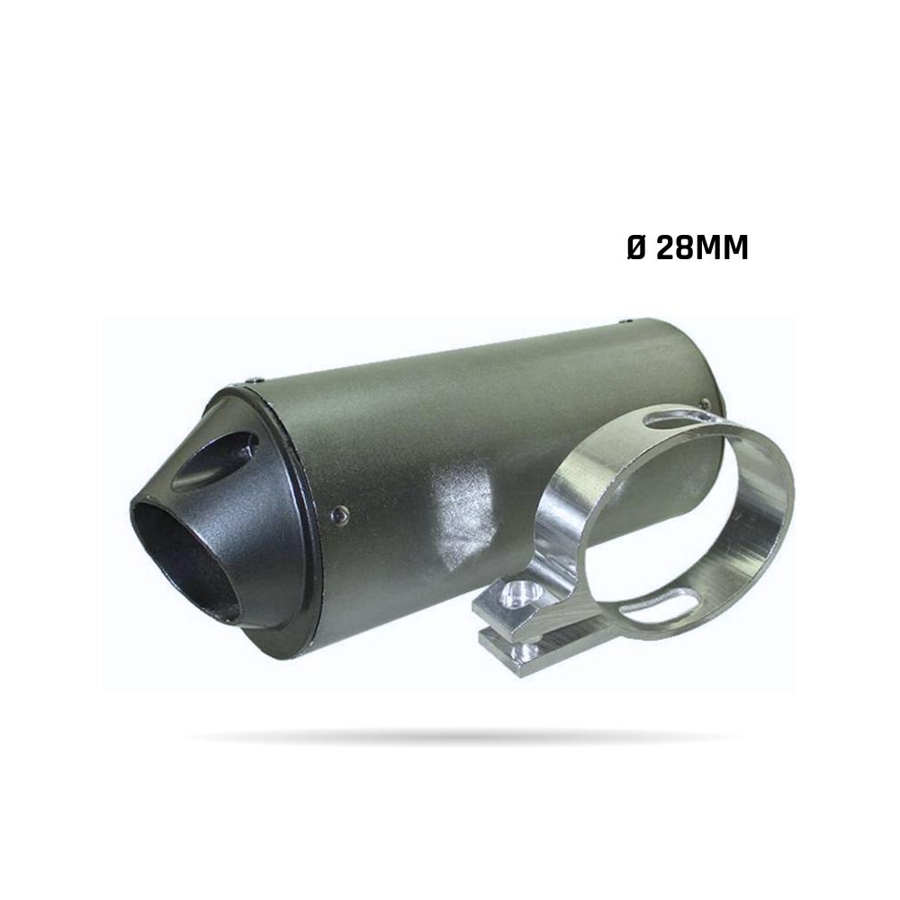 SILENCIOSO ESCAPE 28MM PIT BIKE Y QUADS