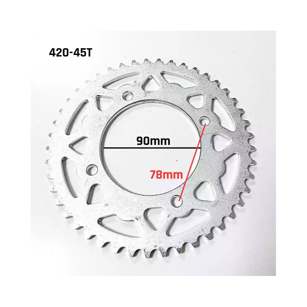 PLATO CADENA 420-45T Ø90MM 