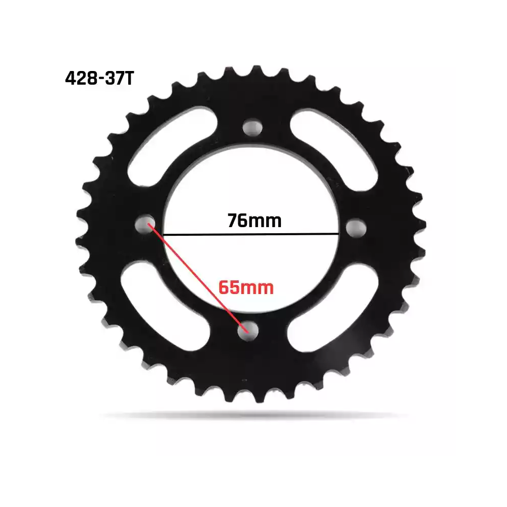 PLATO CADENA 428 37T Ø76MM