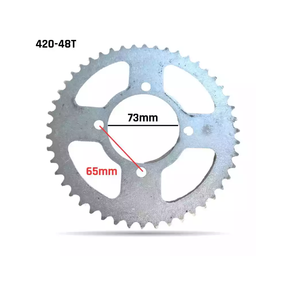 PLATO CADENA 420-48T Ø73MM 