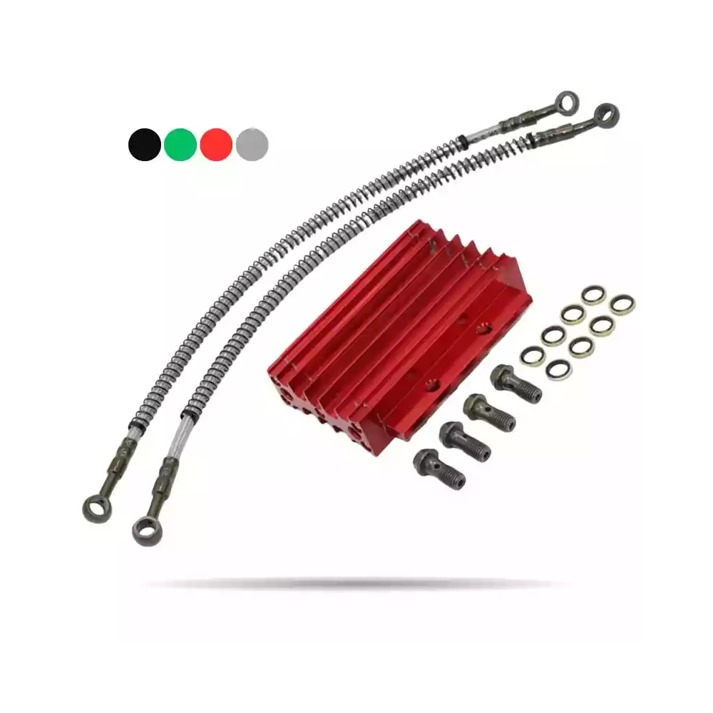 RADIADOR ACEITE ALUMINIO 420MM PIT BIKE 