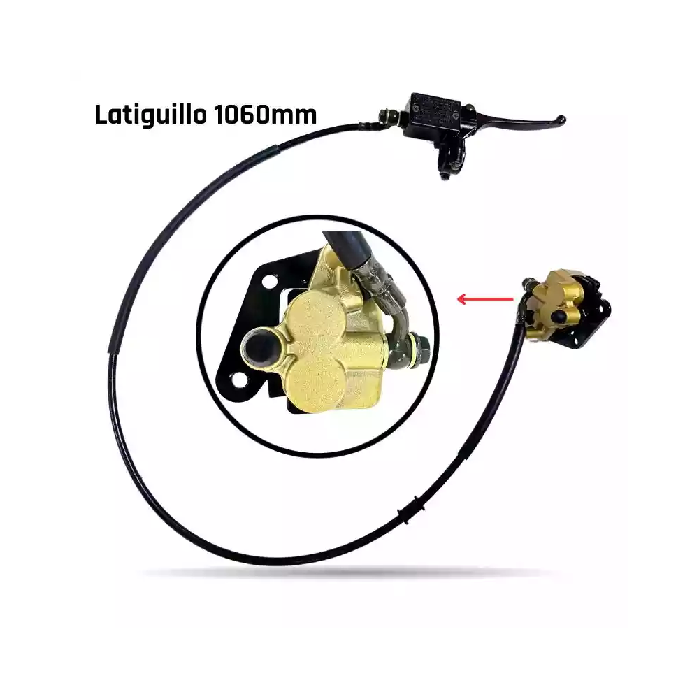 KIT FRENO DELANTERO 1060MM PIT BIKE AGB - ORION