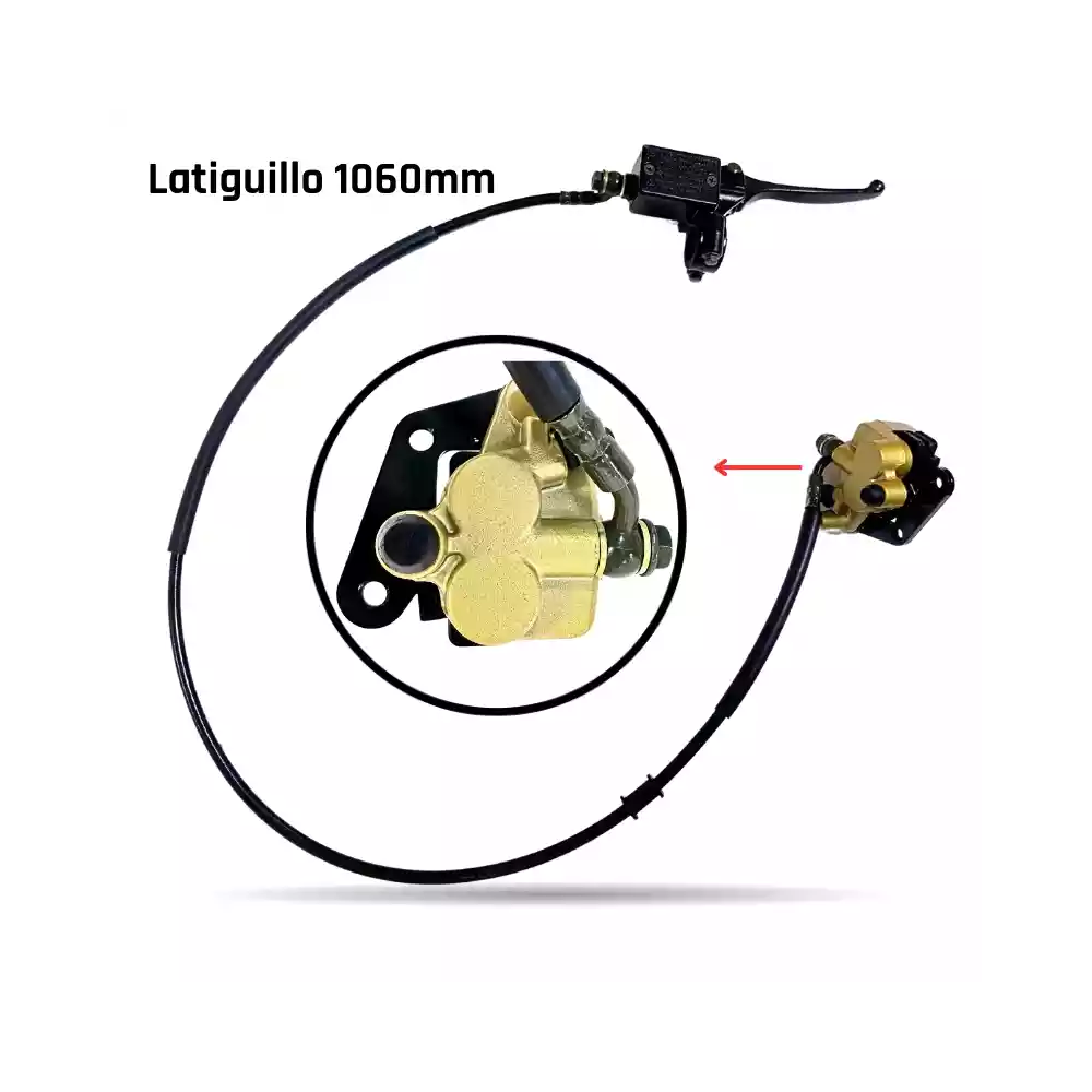 KIT FRENO DELANTERO 1060MM PIT BIKE AGB - ORION