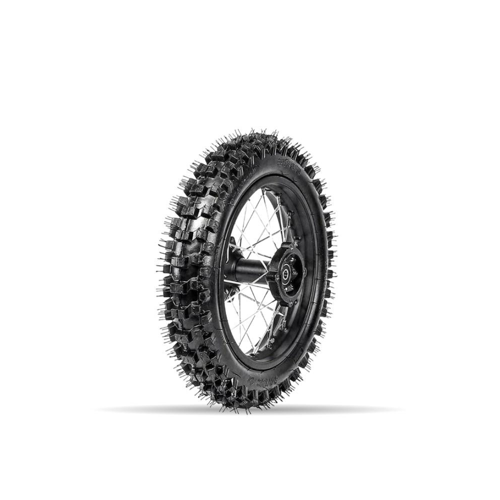 RUEDA TRASERA 3 00-10 PIT BIKE BUJE SDG 12MM