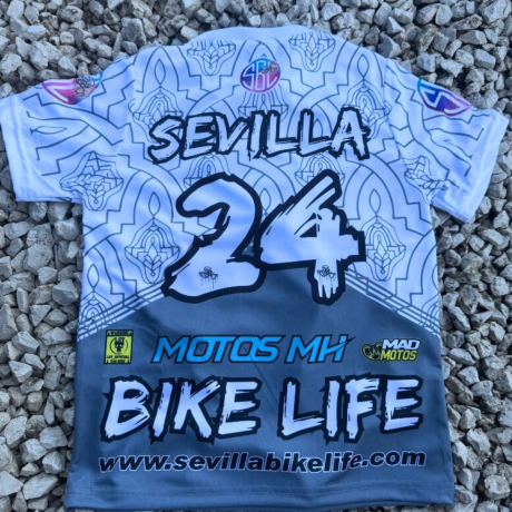 CAMISETA ADULTO SEVILLA BIKELIFE OFFICIAL 