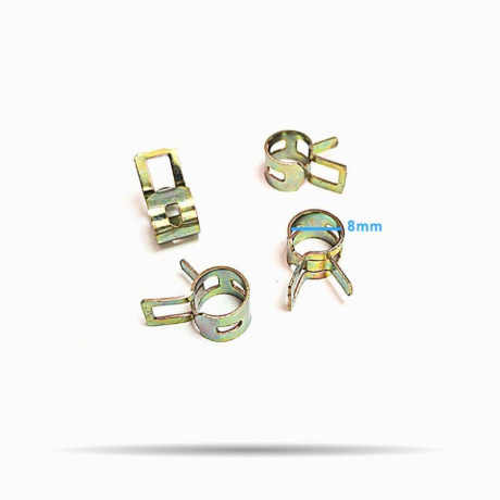ABRAZADERA RESORTE MACARRON GASOLINA 8MM 4UND 