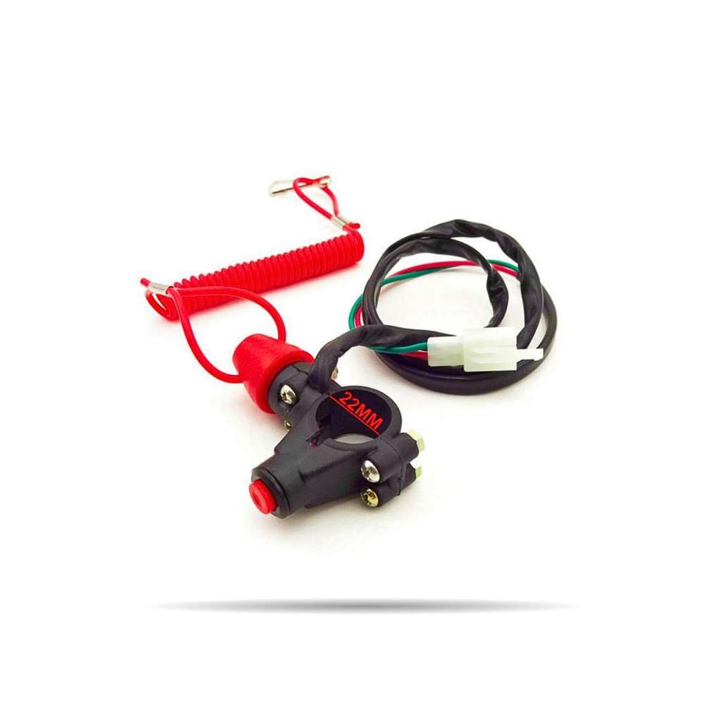 BOTON PARE MINI MOTO 2-T HOMBRE AL AGUA